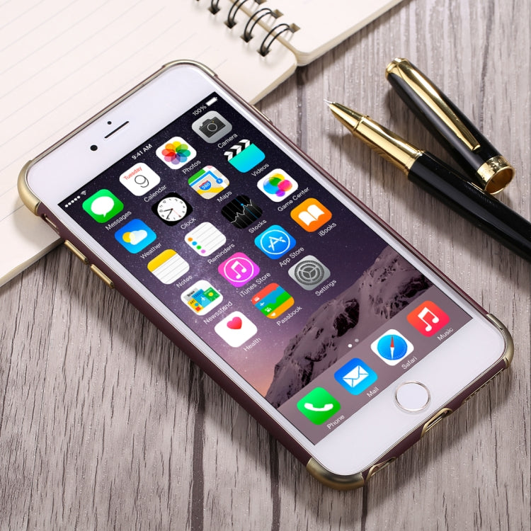 For iPhone 6 Plus & 6s Plus Electroplating TPU Protective Back Cover Case