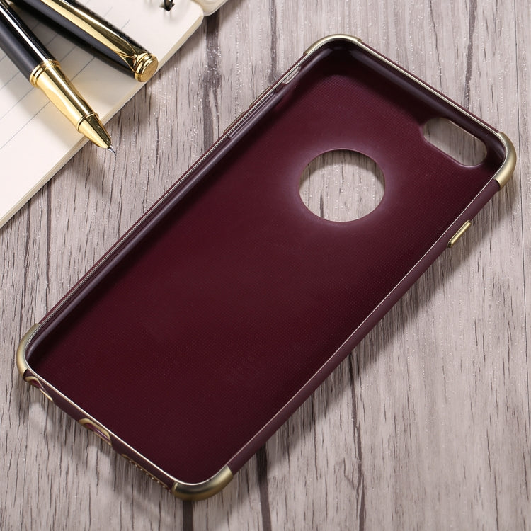 For iPhone 6 Plus & 6s Plus Electroplating TPU Protective Back Cover Case