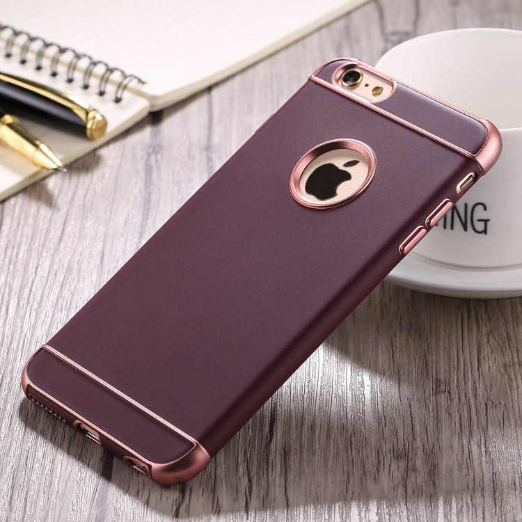 For iPhone 6 Plus & 6s Plus Electroplating TPU Protective Back Cover Case