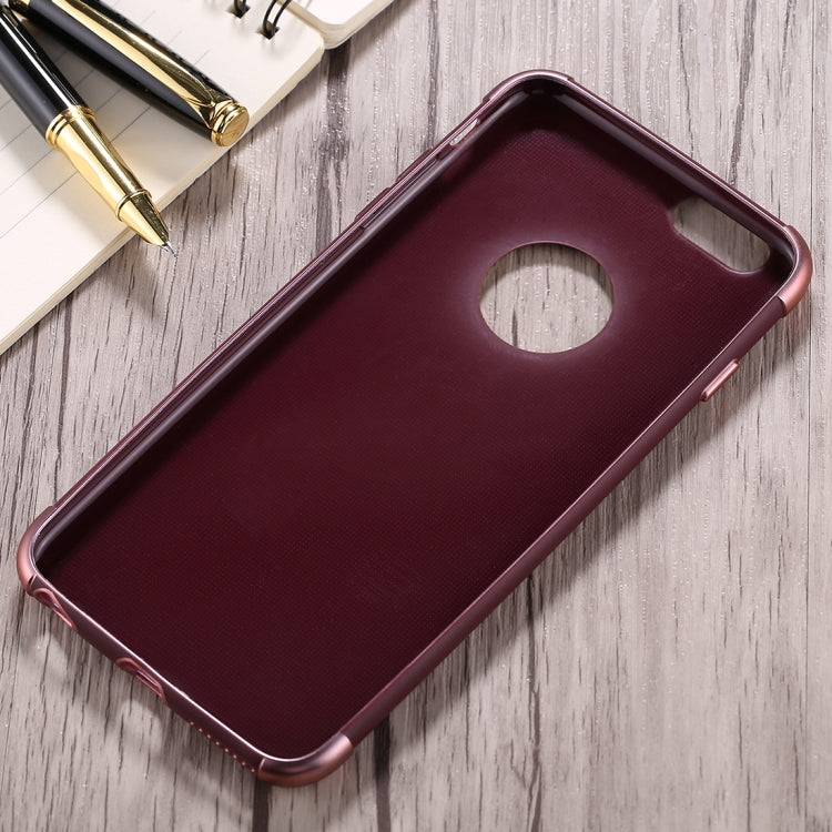 For iPhone 6 Plus & 6s Plus Electroplating TPU Protective Back Cover Case