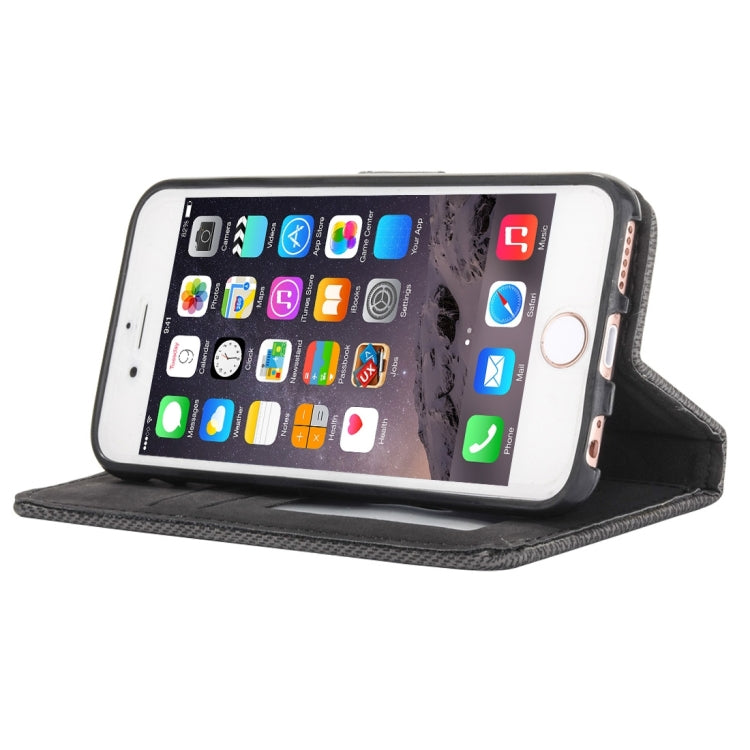 For iPhone 6 Plus & 6s Plus Business Notebook Style Hit Color Horizontal Flip Leather Case with Holder & Card Slots & Wallet & Photo Frame