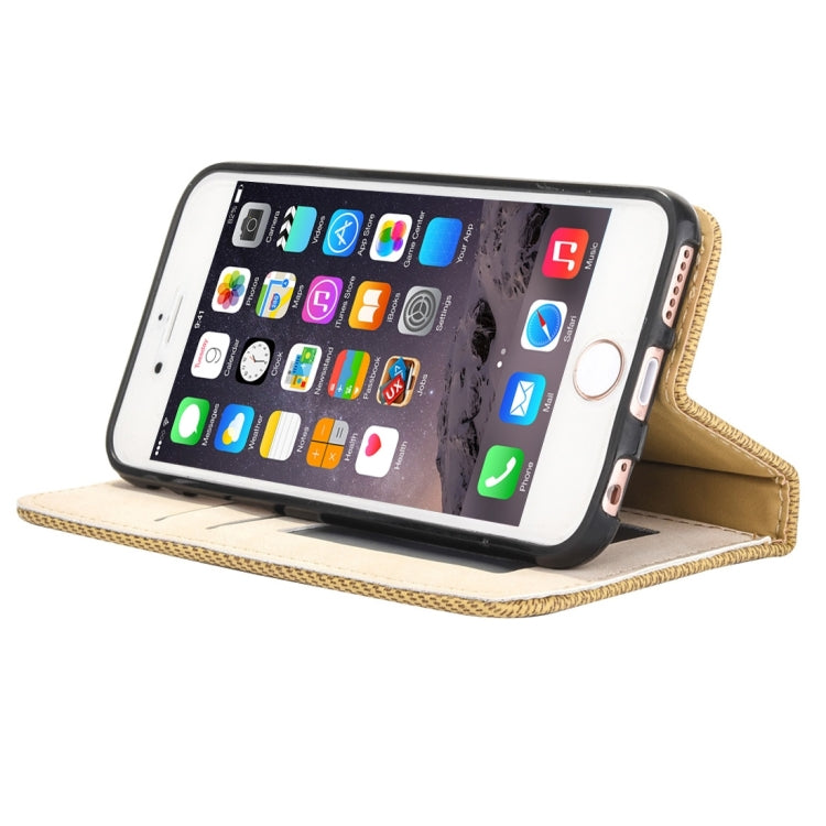 For iPhone 6 Plus & 6s Plus Business Notebook Style Hit Color Horizontal Flip Leather Case with Holder & Card Slots & Wallet & Photo Frame