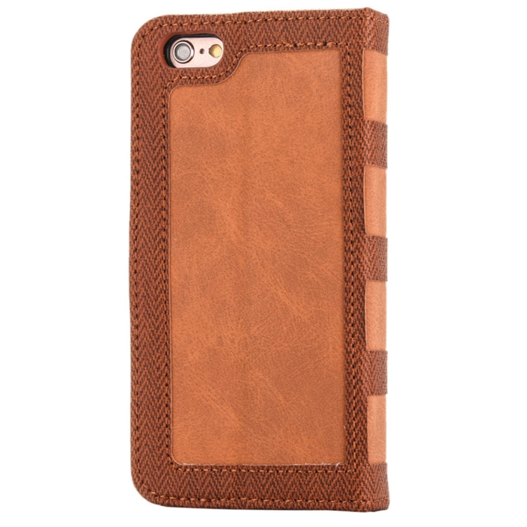For iPhone 6 Plus & 6s Plus Business Notebook Style Hit Color Horizontal Flip Leather Case with Holder & Card Slots & Wallet & Photo Frame