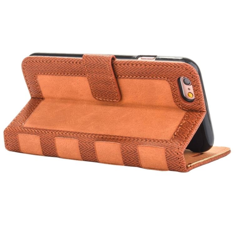 For iPhone 6 Plus & 6s Plus Business Notebook Style Hit Color Horizontal Flip Leather Case with Holder & Card Slots & Wallet & Photo Frame