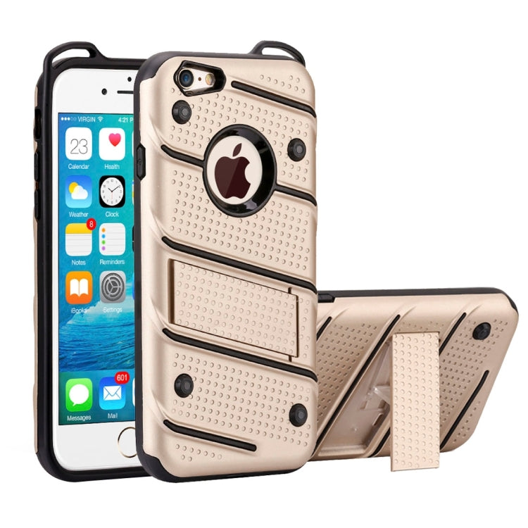 For iPhone 6 Plus & 6s Plus Charm Knight Detachable PC + TPU Combination Protective Case with Holder