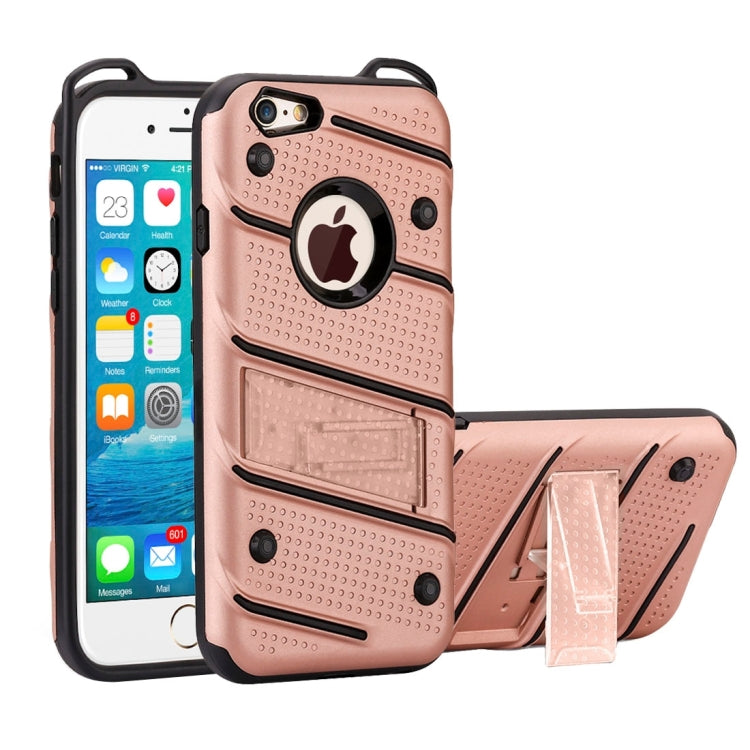 For iPhone 6 Plus & 6s Plus Charm Knight Detachable PC + TPU Combination Protective Case with Holder