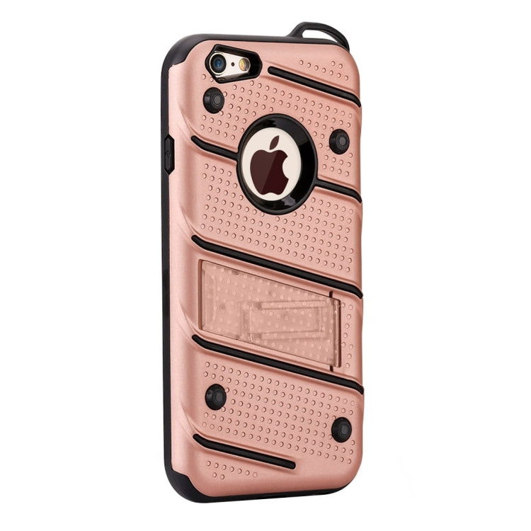 For iPhone 6 Plus & 6s Plus Charm Knight Detachable PC + TPU Combination Protective Case with Holder