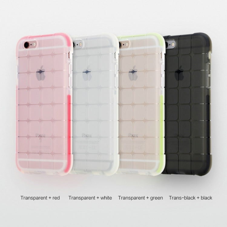 Rock for iPhone 6 Plus & 6s Plus Cubee Series Drop Protection Case Double Color Double Layer Soft TPU + TPE Shockproof Protective Back Case