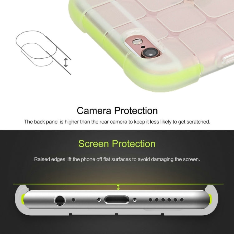 Rock for iPhone 6 Plus & 6s Plus Cubee Series Drop Protection Case Double Color Double Layer Soft TPU + TPE Shockproof Protective Back Case