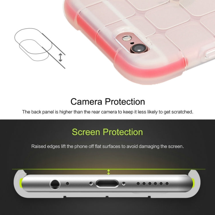Rock for iPhone 6 Plus & 6s Plus Cubee Series Drop Protection Case Double Color Double Layer Soft TPU + TPE Shockproof Protective Back Case