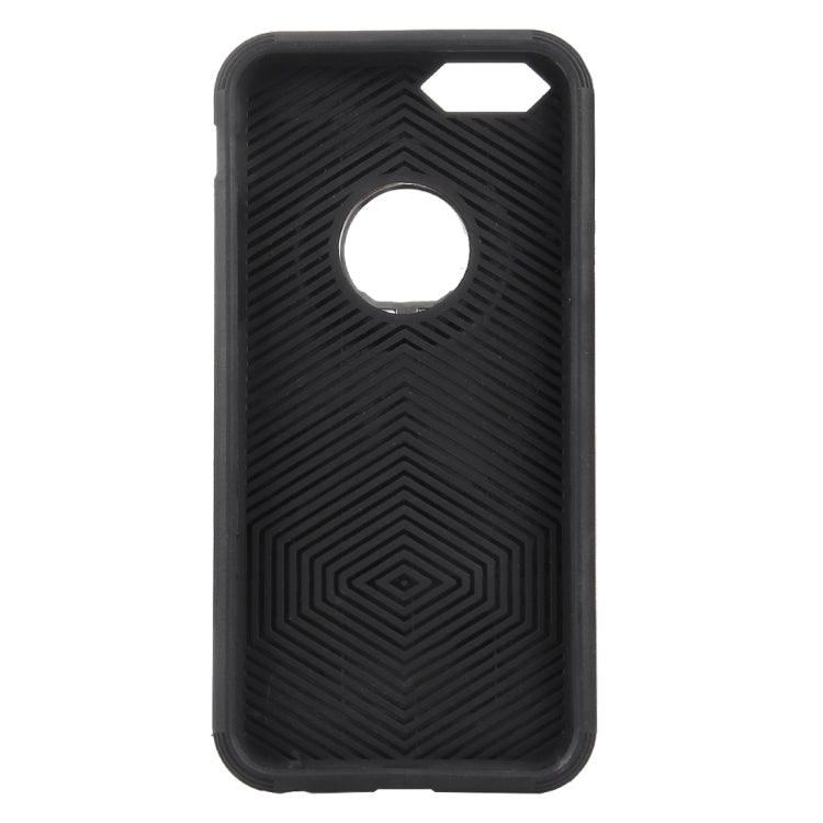 For iPhone 6 Plus & 6s Plus Anti-Drop Shockproof Dual Layer TPU + PC Protective Case with Hidden Ring Holder