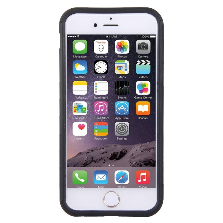 For iPhone 6 Plus & 6s Plus Anti-Drop Shockproof Dual Layer TPU + PC Protective Case with Hidden Ring Holder