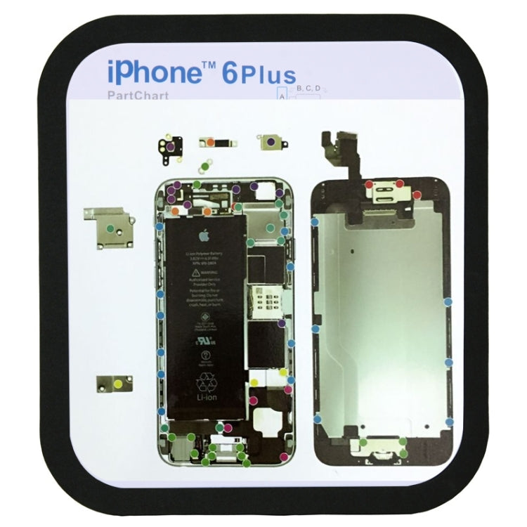 Magnetic Memory Screws Mat For iPhone 6 Plus, Size: 27.7cm x 15.9cm