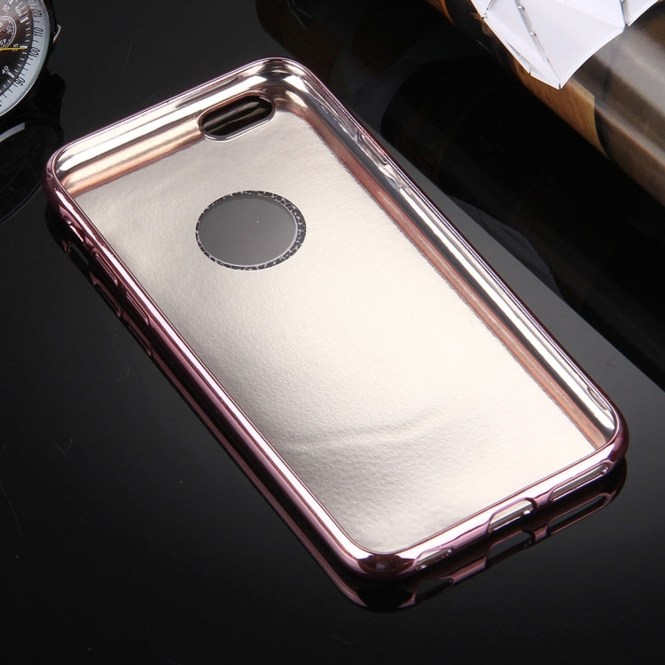 For iPhone 6 Plus & 6s Plus 3D Litchi Texture Soft TPU Protective Case