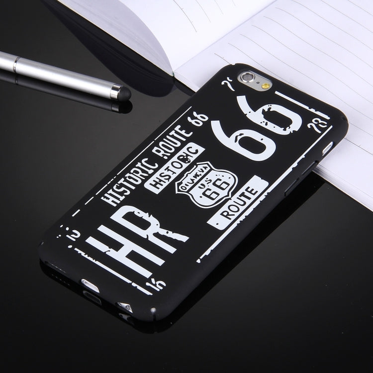 For iPhone 6 Plus & 6s Plus Embossment Words Pattern PC Protective Case