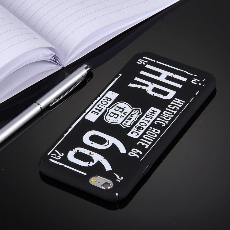 For iPhone 6 Plus & 6s Plus Embossment Words Pattern PC Protective Case
