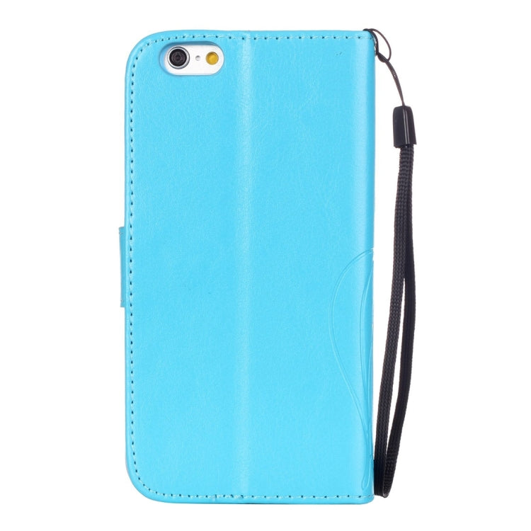 For iPhone 6 Plus & 6s Plus Heart Diamond Encrusted Flowers Embossing Horizontal Flip Leather Case with Holder & Card Slots & Wallet & Lanyard