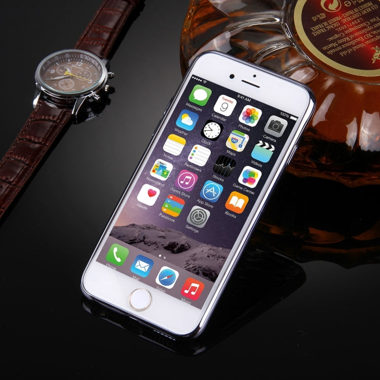 For iPhone 6 Plus & 6s Plus Argyles Texture Electroplating Soft TPU Protective Cover Case