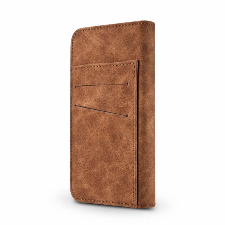 For iPhone 6 Plus & 6s Plus Retro Magnetic Horizontal Flip Leather Case with Card Slots & Wallet & Photo Frame & Detachable Back Cover