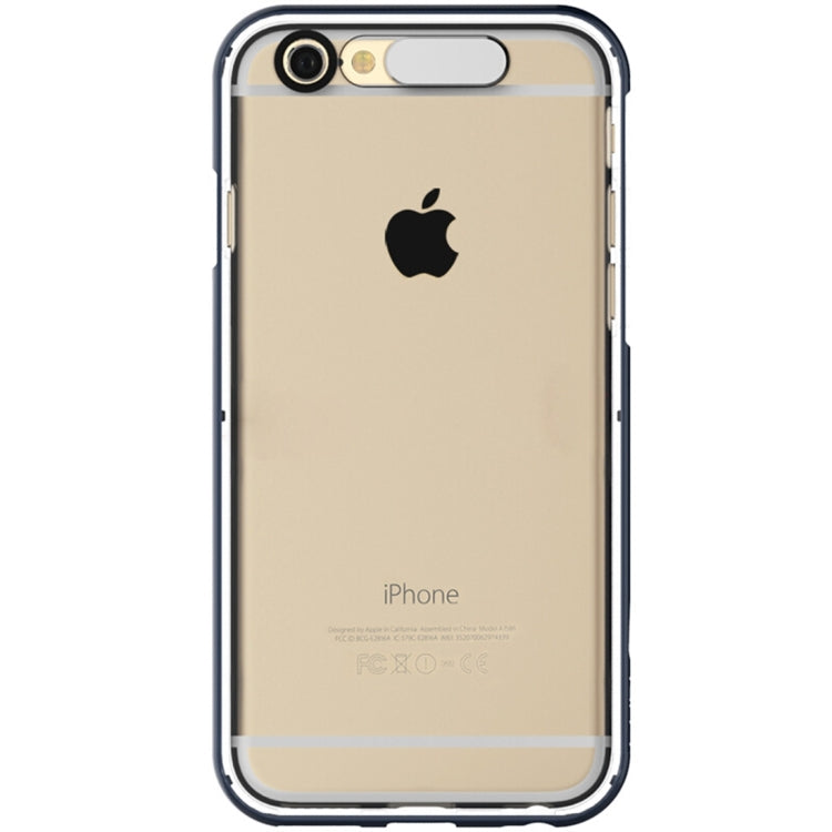 ROCK for iPhone 6 Plus Slide Slice Design TPU + PC Protective Case with Colour Call LED Lighting Flashing Function