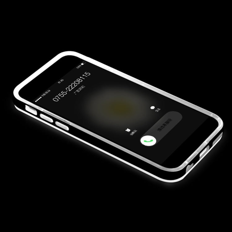 ROCK for iPhone 6 Plus Slide Slice Design TPU + PC Protective Case with Colour Call LED Lighting Flashing Function