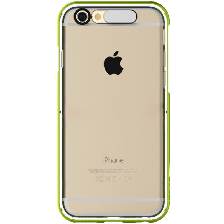 ROCK for iPhone 6 Plus Slide Slice Design TPU + PC Protective Case with Colour Call LED Lighting Flashing Function