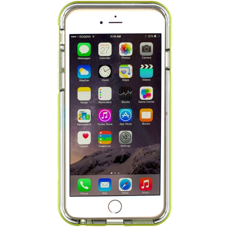ROCK for iPhone 6 Plus Slide Slice Design TPU + PC Protective Case with Colour Call LED Lighting Flashing Function
