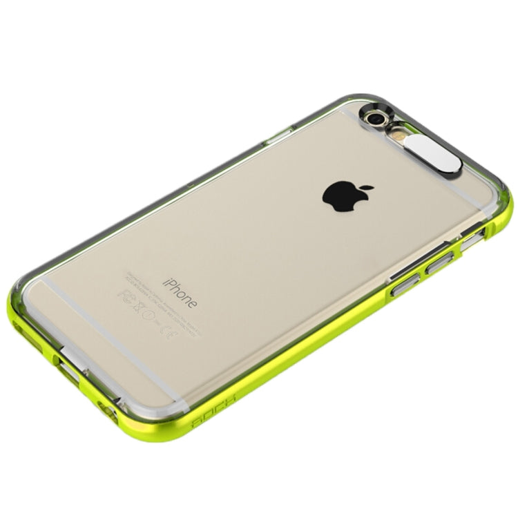 ROCK for iPhone 6 Plus Slide Slice Design TPU + PC Protective Case with Colour Call LED Lighting Flashing Function
