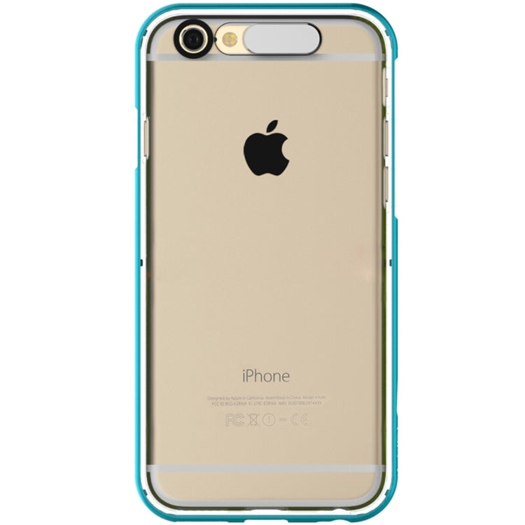 ROCK for iPhone 6 Plus Slide Slice Design TPU + PC Protective Case with Colour Call LED Lighting Flashing Function