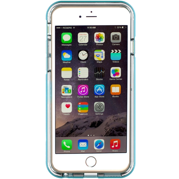 ROCK for iPhone 6 Plus Slide Slice Design TPU + PC Protective Case with Colour Call LED Lighting Flashing Function