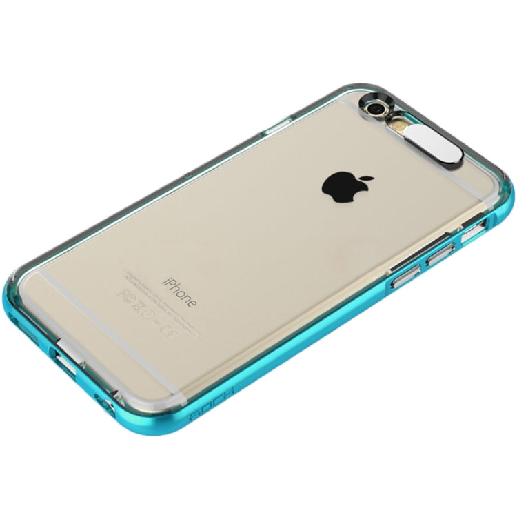 ROCK for iPhone 6 Plus Slide Slice Design TPU + PC Protective Case with Colour Call LED Lighting Flashing Function