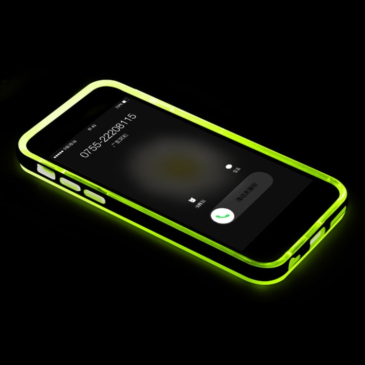 ROCK for iPhone 6 Plus Slide Slice Design TPU + PC Protective Case with Colour Call LED Lighting Flashing Function