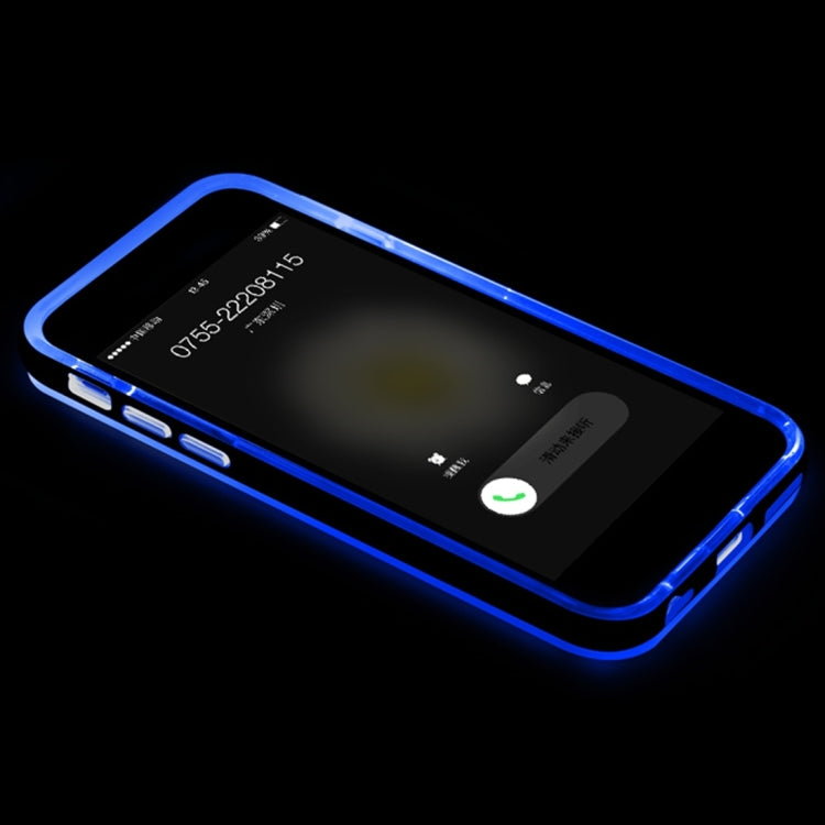 ROCK for iPhone 6 Plus Slide Slice Design TPU + PC Protective Case with Colour Call LED Lighting Flashing Function