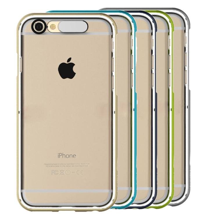 ROCK for iPhone 6 Plus Slide Slice Design TPU + PC Protective Case with Colour Call LED Lighting Flashing Function