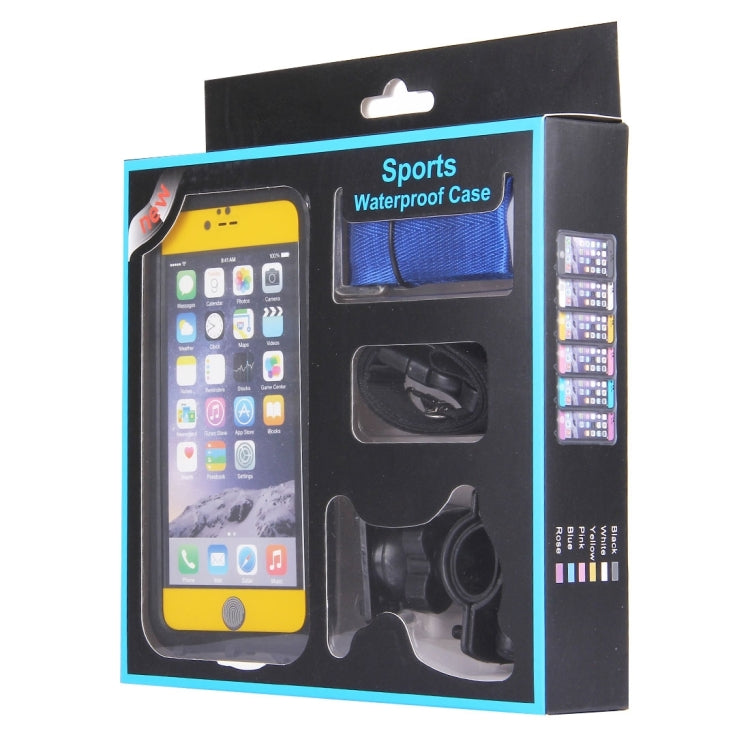 5 in 1 for iPhone 6 Plus & 6s Plus IP68 PC + TPU Sports Waterproof Protective Case with Touch ID Function,Water Resistant Depth: 2M