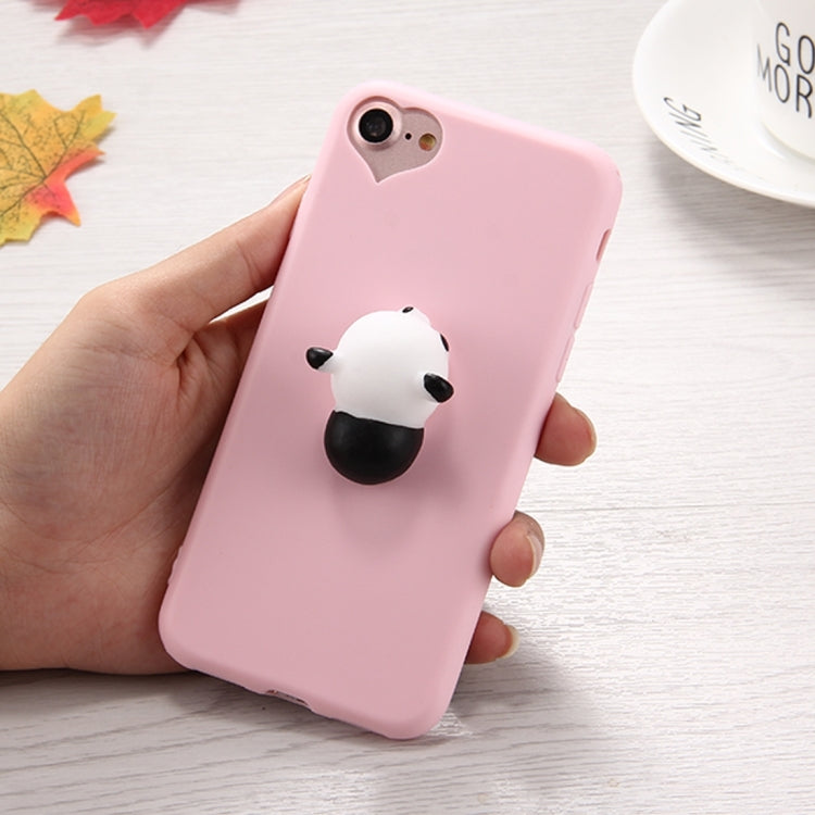 For iPhone 6 Plus & 6s Plus 3D Panda Pattern Squeeze Relief Squishy Dropproof Protective Back Cover Case