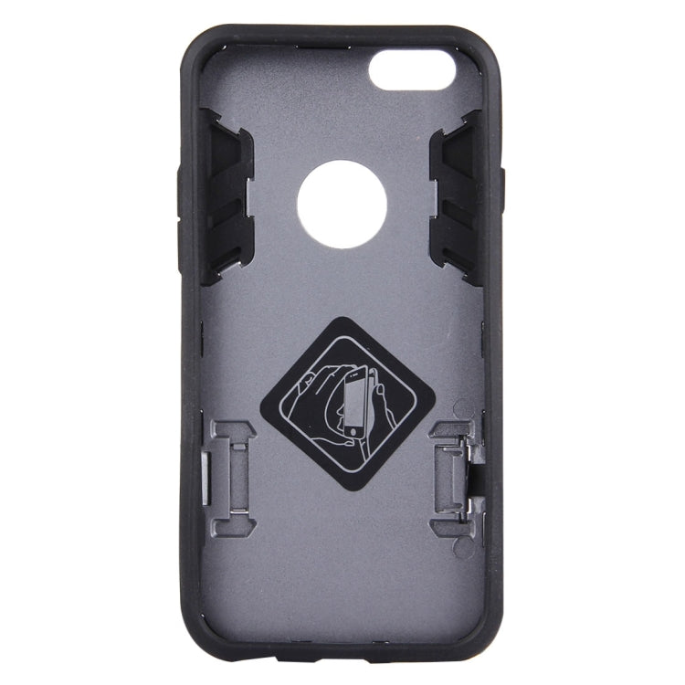 For iPhone 6 Plus & 6s Plus Separable TPU + PC Combination Case with Holder