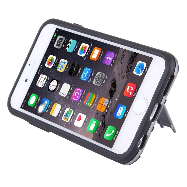 For iPhone 6 Plus & 6s Plus Separable TPU + PC Combination Case with Holder