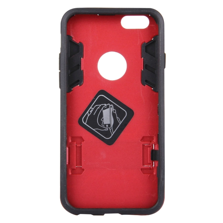 For iPhone 6 Plus & 6s Plus Separable TPU + PC Combination Case with Holder