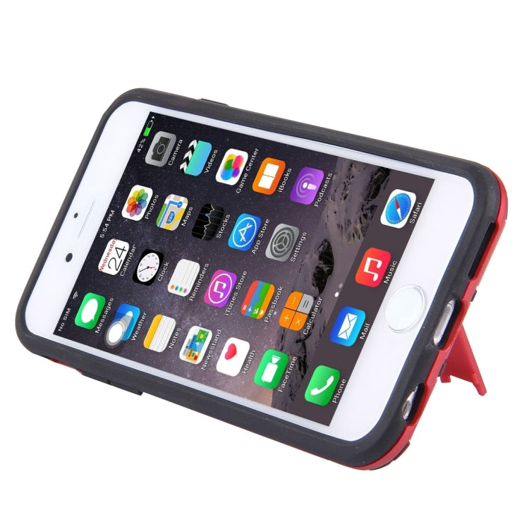 For iPhone 6 Plus & 6s Plus Separable TPU + PC Combination Case with Holder