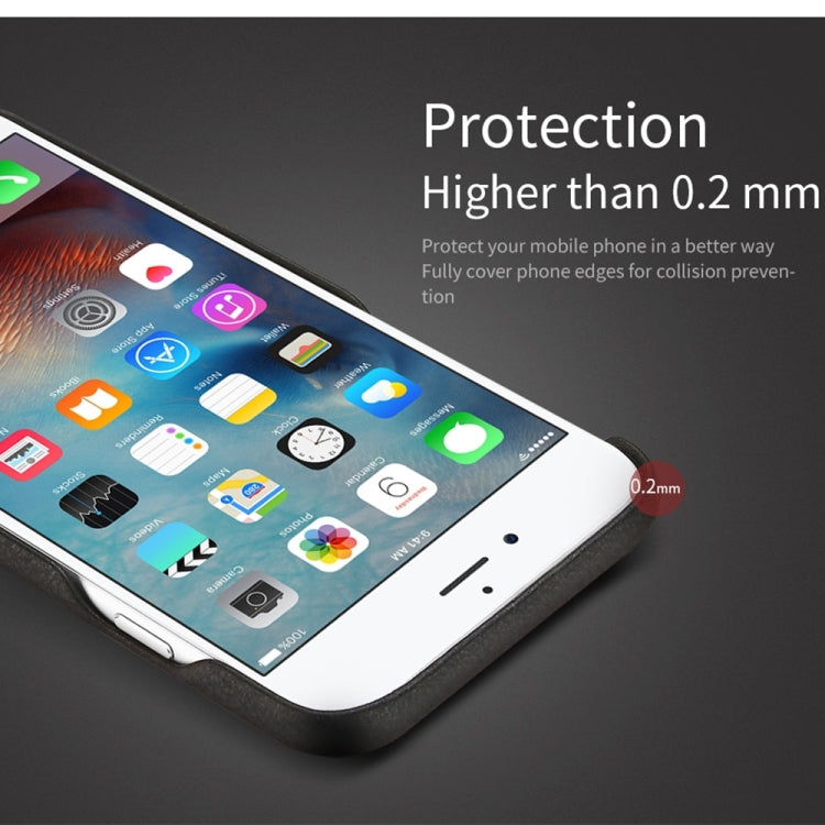 Lenuo for iPhone 6 Plus & 6s Plus Litchi Texture PU + PC Paste Skin Protective Case