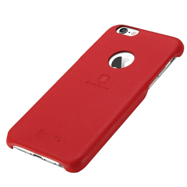 Lenuo for iPhone 6 Plus & 6s Plus Litchi Texture PU + PC Paste Skin Protective Case