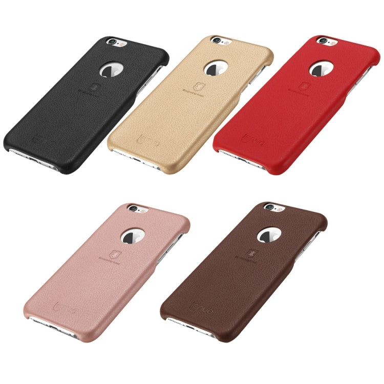 Lenuo for iPhone 6 Plus & 6s Plus Litchi Texture PU + PC Paste Skin Protective Case