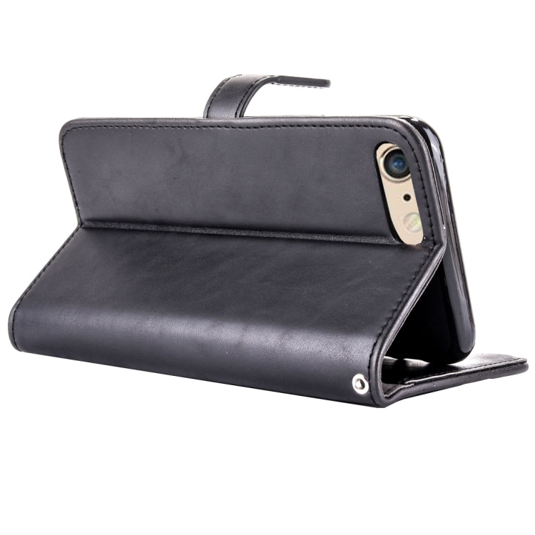 For iPhone 6 Plus & 6s Plus Embroidery Flower Pattern Horizontal Flip Leather Case with Holder & Card Slots & Wallet & Photo Frame