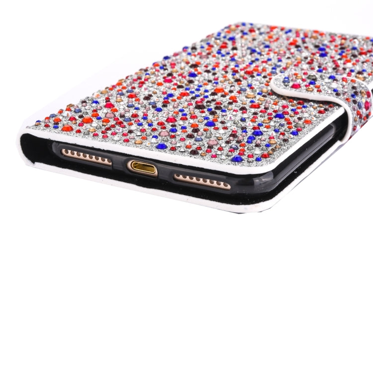 For iPhone 6 Plus & 6s Plus Raindrops Pattern Horizontal Flip Leather Case with Holder & Card Slots