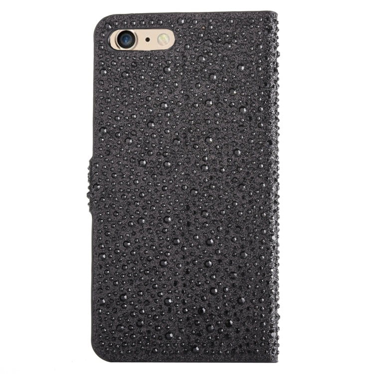 For iPhone 6 Plus & 6s Plus Raindrops Pattern Horizontal Flip Leather Case with Holder & Card Slots