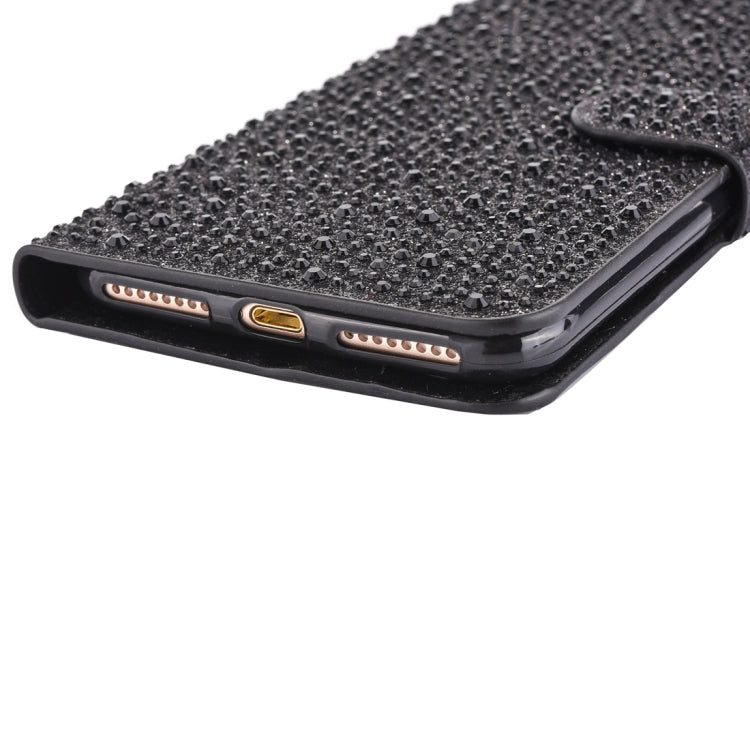 For iPhone 6 Plus & 6s Plus Raindrops Pattern Horizontal Flip Leather Case with Holder & Card Slots