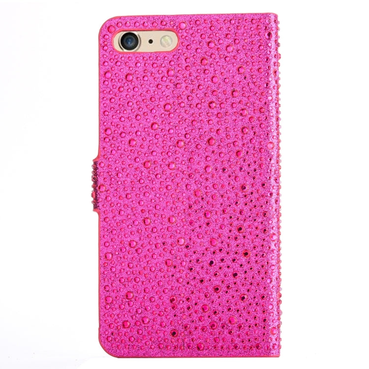 For iPhone 6 Plus & 6s Plus Raindrops Pattern Horizontal Flip Leather Case with Holder & Card Slots