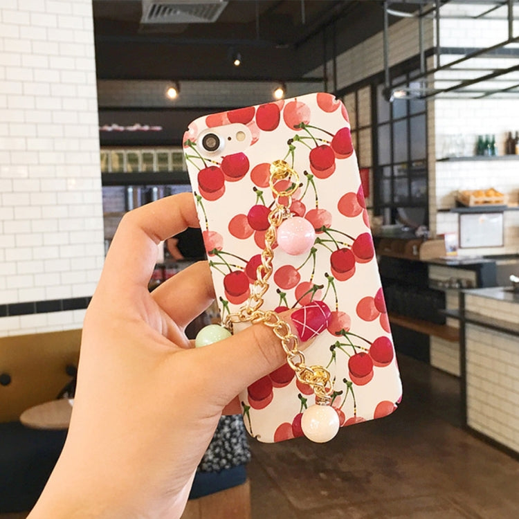 For iPhone 6 Plus & 6s Plus Summer fruit pattern Acrylic Protective Case with Chain