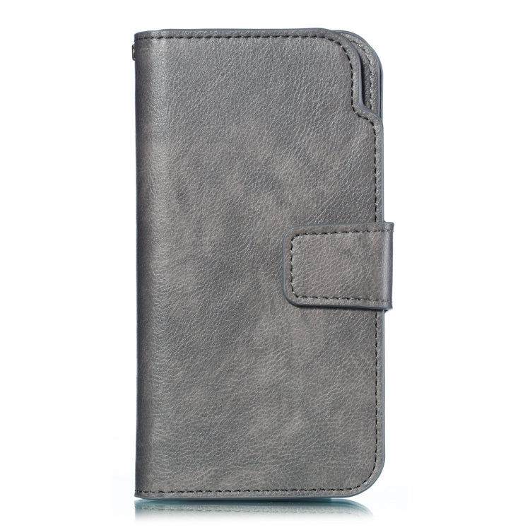 Litchi Texture Horizontal Flip Leather Case for iPhone 6 Plus, with Nine Card Slots & Wallet & Photo Frame